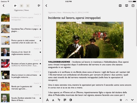 lire for iPad (Full-text RSS) screenshot 2