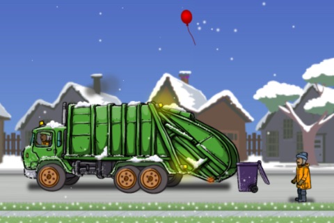 Garbage Truck: Snow Time screenshot 2
