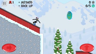 Stickman Snowboarder screenshot1