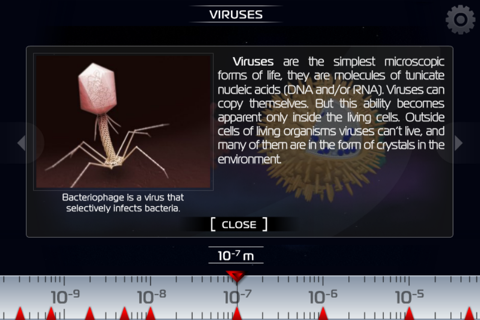 Science - Microcosm 3D Free : Bacteria, viruses, atoms, molecules and particles screenshot 4