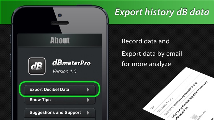 Decibel Meter Pro - Measure, record and export the sound around you
