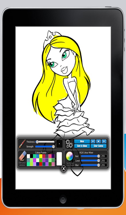 Coloring Book / Princess screenshot-3