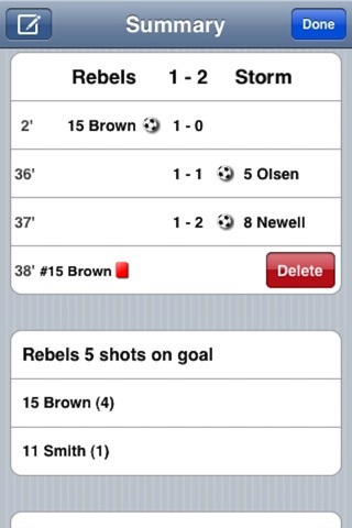 SoccerMate (score and track soccer matches) screenshot 4