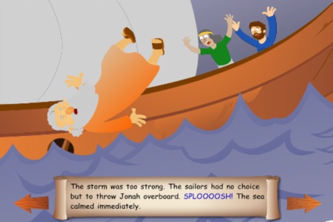 Bible Heroes: Jonah and the Giant Fish - Bible Story, Coloring, Singing, Puzzles and Games for Kids screenshot 2