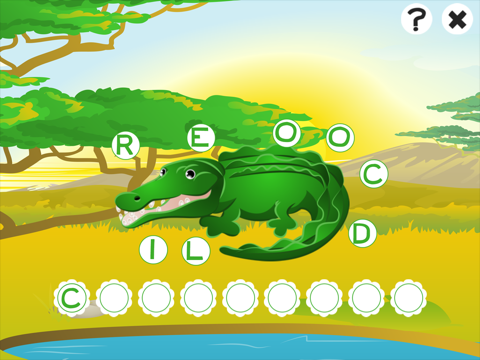 ABCサファリ！子供のためのゲーム： 学ぶ 言葉や砂漠、ジャングルやサバンナの動物とアルファベットを書き込むことができます。無償、新しい、幼稚園、保育園、学校のために、学習！のおすすめ画像3