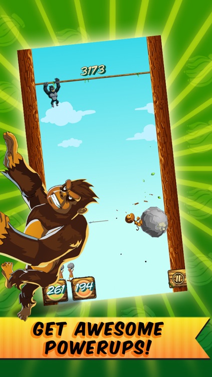 Clumsy Monkey - Ninja and Wizard Monkeys Race to the Rooftops