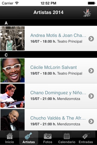 JAZZ VITORIA-GASTEIZ 2014 screenshot 2