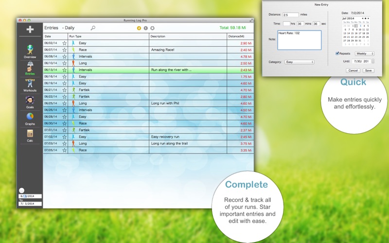 Running Log Pro - Tracking Tool thumbnail 2