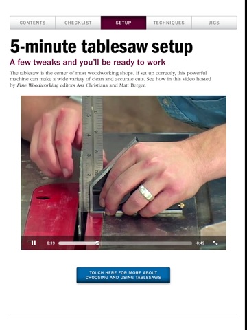 Tablesaw Basics from Fine Woodworking screenshot 3