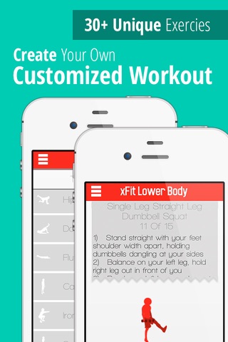 xFit Lower Body – Daily Workout for Sexy Toned Leg and Thigh Muscle screenshot 3