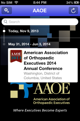 American Association of Orthopaedic Executives (AAOE) screenshot 2