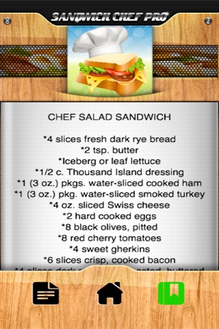 Sandwich Recipe Chef Pro screenshot 4