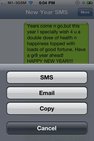 New Year SMS Templates screenshot 2