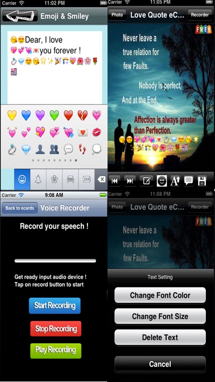 Love Quotes e-Cards. Customize and send love quote e-cards