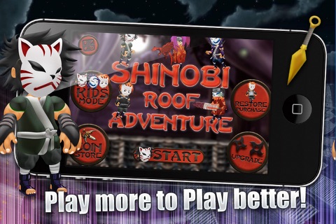 Shinobi Roof Adventure screenshot 2
