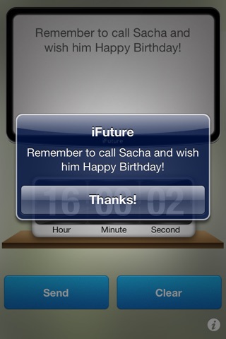 iFuture - Send yourself messages in the future screenshot 4