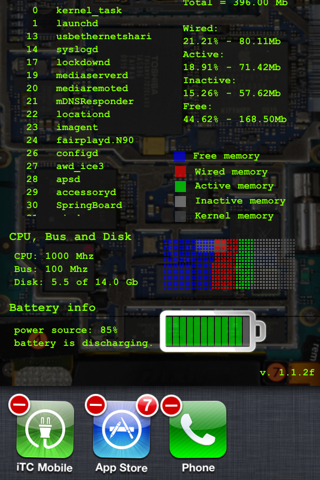 Activity Monitor - top - free screenshot 3
