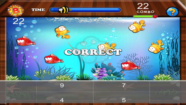 Count the fish! Fast fun number Tap game