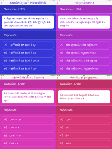 Maths Quizz 3eme screenshot 3