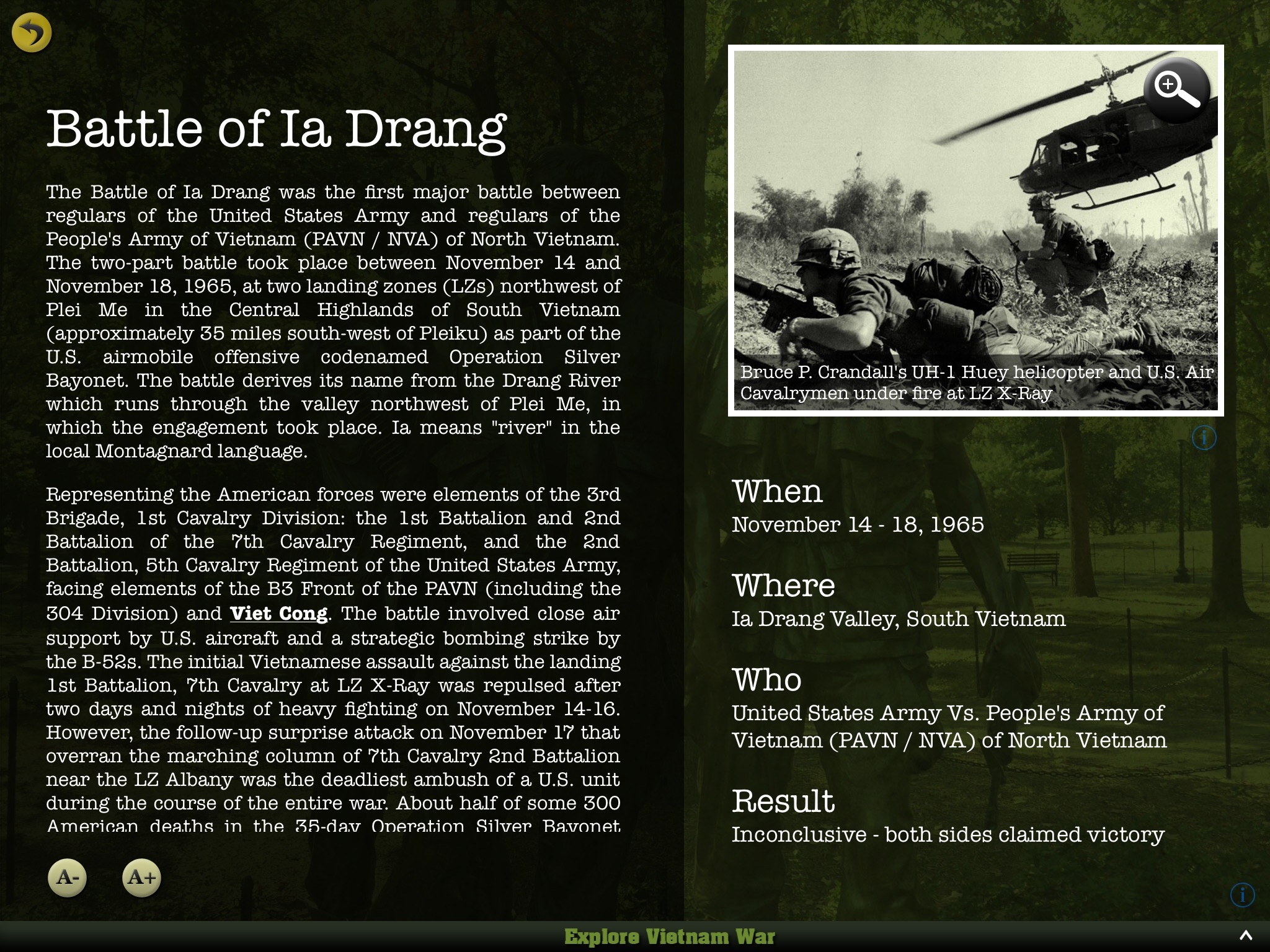 Vietnam War Interactive (Full Version) screenshot 3