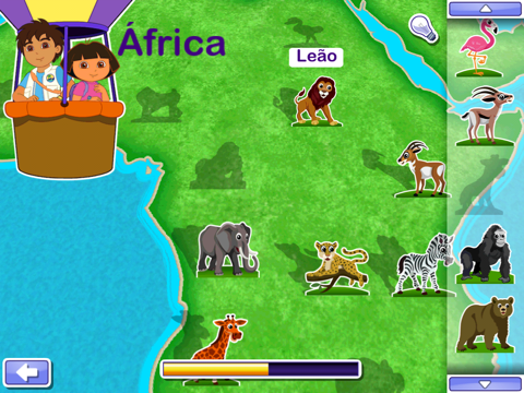 Dora & Diego's Sticker Safari HD screenshot 2