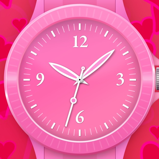 Watch in Pink Icon