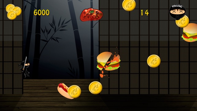 Ninja Food Fight Deluxe - A FREE Jump-ing, Hack, and Slash G(圖4)-速報App