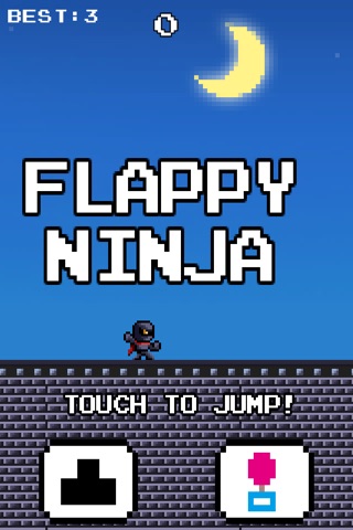 Flappy Ninjas - The Ninja who Flying like a Bird screenshot 4