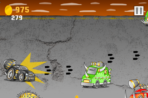 Monster Car Gun Run Racing - Highway Shooting Showdown Rider Free Game screenshot 4
