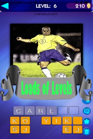 Guess Who's The World Football Star Quiz - Cool Dream Art Soccer Player Game 14 - Free App screenshot 3
