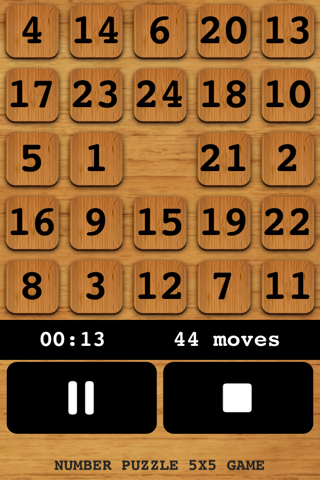 Number Puzzle 5X5 Slider Free screenshot 2