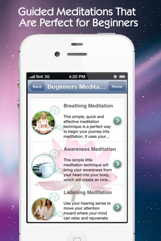 Simple Mediations: Guided meditation techniques for the meditator who wants deep sleep, relaxation and inner peace screenshot 2