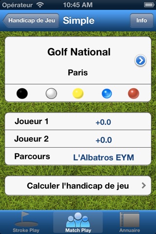 Golf Calculette France screenshot 2