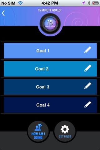 15 Minute Goals screenshot 3