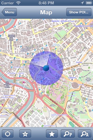 Rome, Italy Offline Map - PLACE STARS screenshot 3
