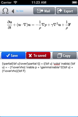 Equations (TeX, LaTex editor) PE screenshot 2