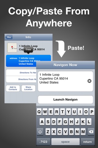 Navigon Now ~ Easy Address Entry For Navigon GPS Apps screenshot 2