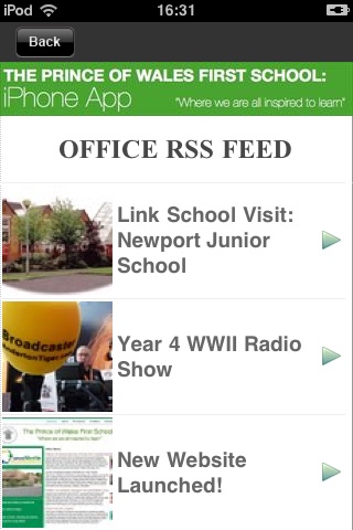POW - The Prince of Wales First School App screenshot 2