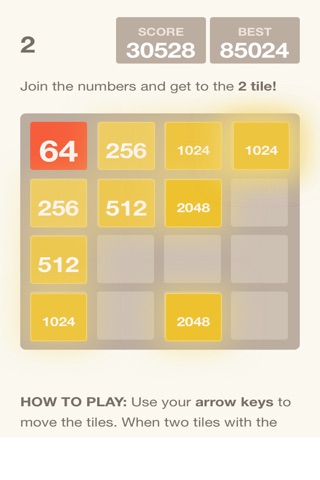 2- Challenge your reverse thinking from 2048 screenshot 2