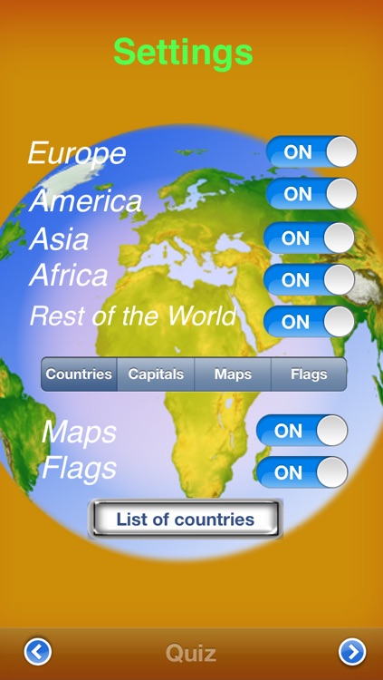 Countries & Capitals