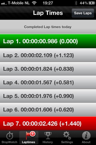 Racing Lap Timer HD screenshot 3