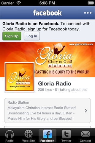 GLORIA RADIO screenshot 2