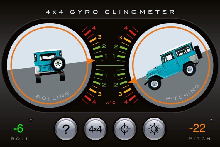 4x4 Gyroscope Clinometer