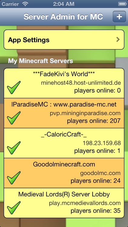 Server Admin for Minecraft
