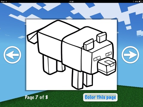Mine Color - Printable Coloring Pages for Minecraft screenshot 2