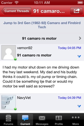 Camaro & Firebird Community screenshot 4