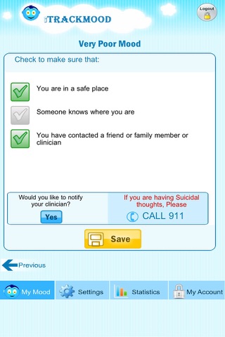 iTrackMood. screenshot 3