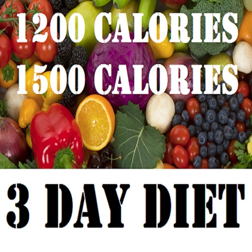 3 Day Diet and 1200 & 1500 Calories Diets icon