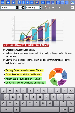 Document Pro- Create & Edit Rich Text Documents and Generate PDF. screenshot 3