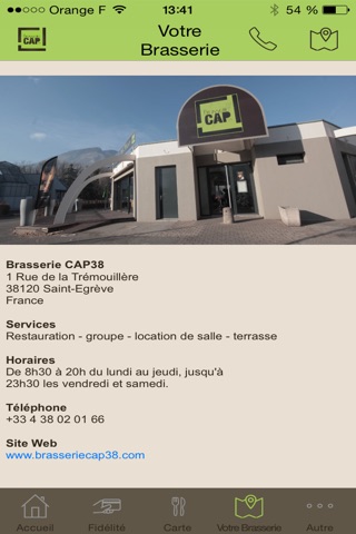 Brasserie Cap38 screenshot 2
